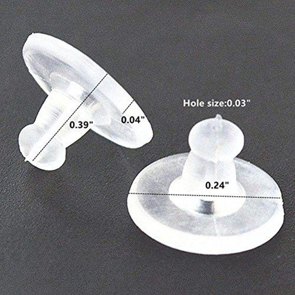 Round Accessories Ear Stud Back Stoppers Earring Blocked Earring Back Earrings