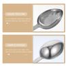 Measuring Spoon Stainless Steel Heavy Duty Small Tablespoon Smooth Surface Ergonomic Handle Kitchen Coffee Shops Accurate Scale