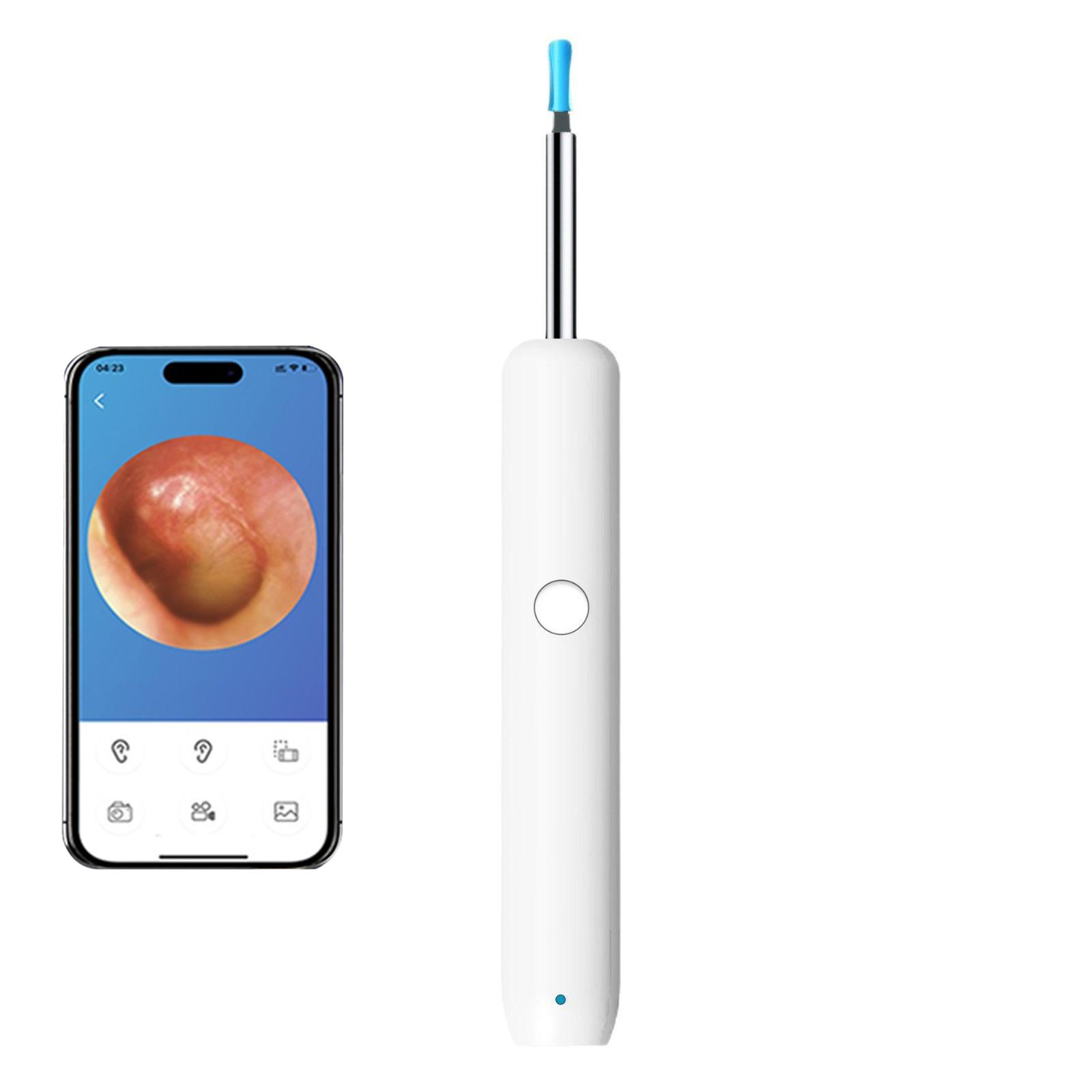 

Earwax Remover Otoscope,WiFi Ear Cleaner Camera 5MP HD Ear Camera IP67 Waterproof Ear Mirror 3.5 mm Lens Ear Endoscope for iPhone
