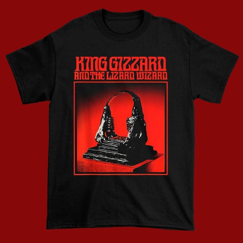 King Gizzard And The Lizard Wizard Best Short Sleeve Black All Size Shirt 24D2 Unisex T-Shirt XL
