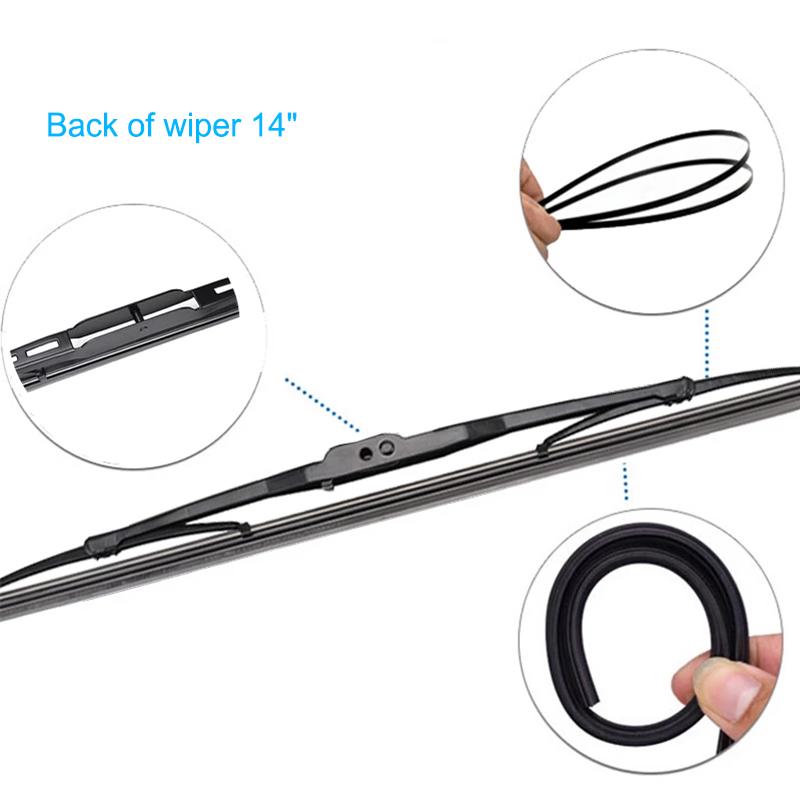 Для Skoda Octavia Tour Tradition Drive 1U MK1 1996 ~ 2003 комплект безрамных передних и задних щеток стеклоочистителя лобовое стекло Rear Wiper