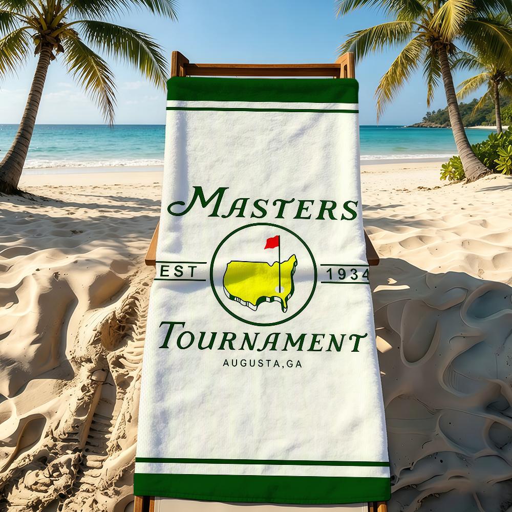 M-Masters Fashion Golf Towel For Outdoor Camping Beach Towel Super Absorbent Quick-Drying Summer Towel