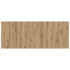 Headboard with Cabinets 3 pcs Artisan Oak Wood Based Material