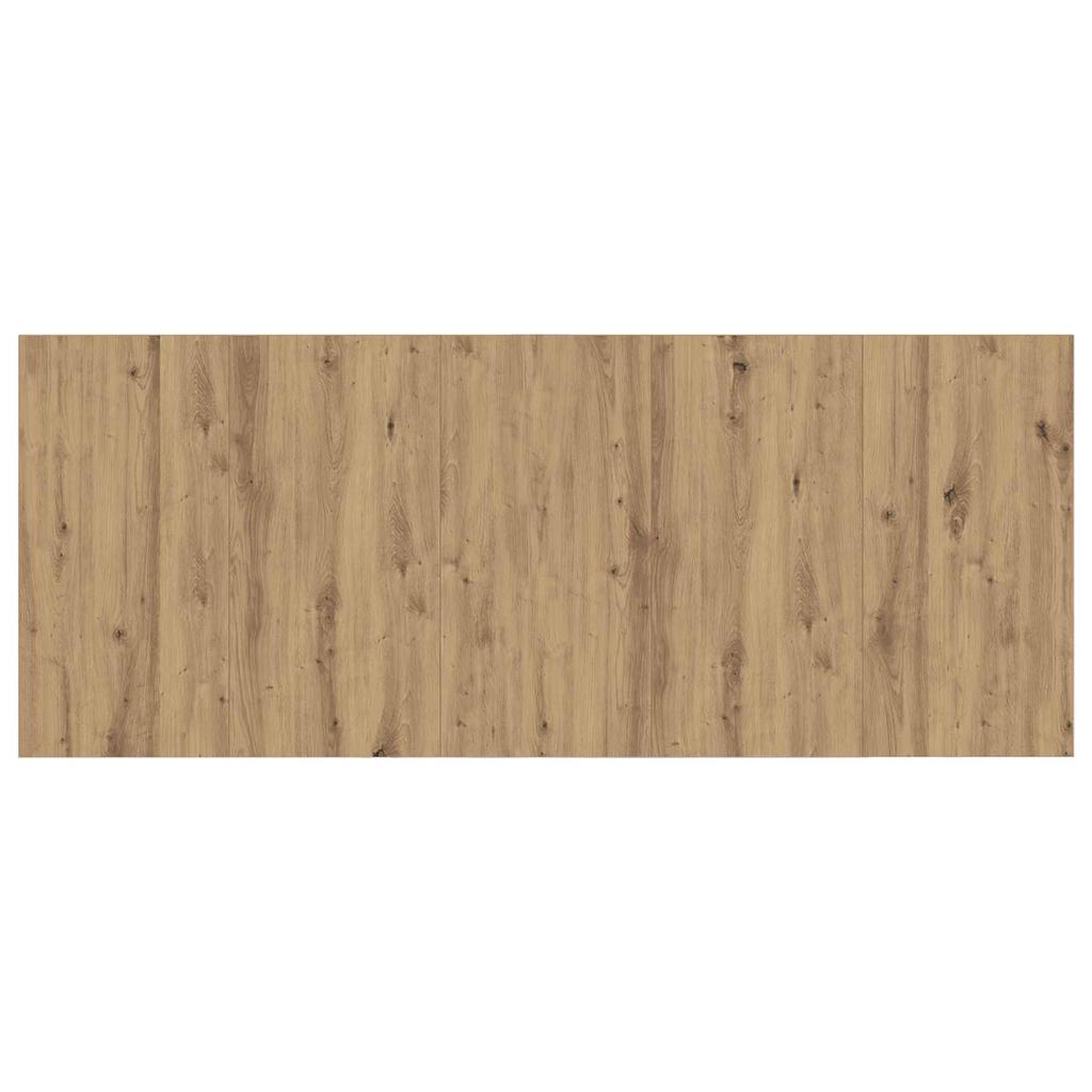 Headboard with Cabinets 3 pcs Artisan Oak Wood Based Material
