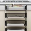 Multi-Layer Desktop File Organizer: A4 Rack & Storage Shelf for Office