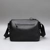 Genuine Top Layer Cowhide Crossbody Bag Women Large Capacity Saddle Style Shoulder Black Casual Daily Use