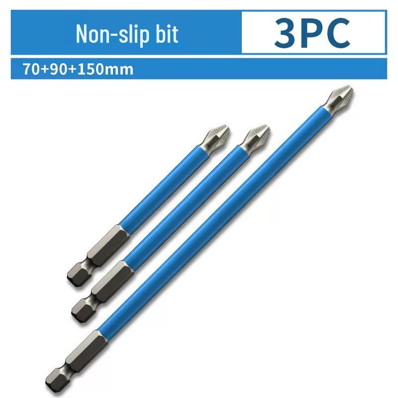 Rutschfestes Magnetisches Bit-Set für Kreuzschlitz- & Torx-Akkuschrauber - Extra Lang & Hohe Härte