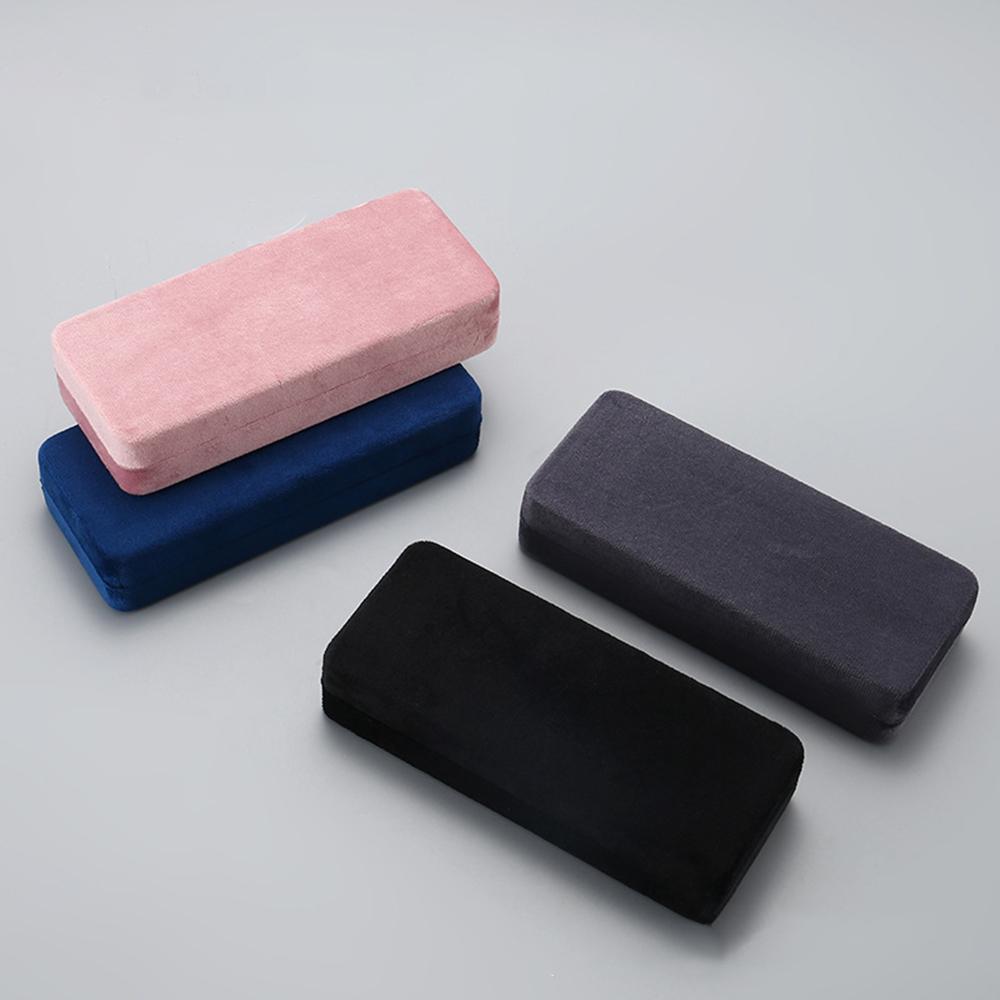Stress Resistant Glasses Case Universal Metal Glasses Case Flocking Glasses Case Eyeglasses For Professional Use Travel Fashion