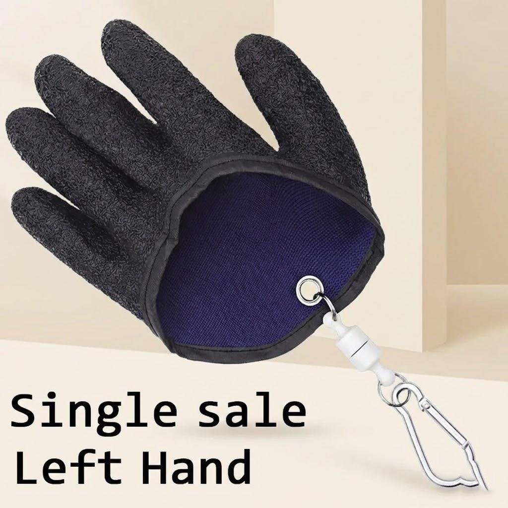 

Outdoor Latex Gloves with Magnets Non Slip Fishing Gloves Protect Hands from Stinging Fishing Tools Accessories