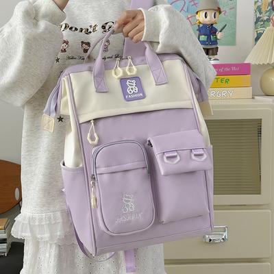Large Capacity Backpack Lightweight Student Schoolbag Women's Multifunctional Computer Bag