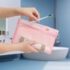 Compact Multi-Functional Mesh Cosmetic & Toiletry Bag