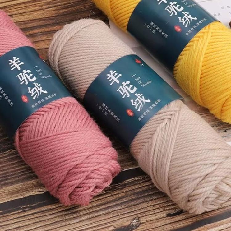 Pack Of 5 Wool Yarn Soft Crochet Yarn Hand Knitting Yarn 100g/Roll For Knitting Rugs Sweaters Scarves Hat Gloves