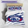 Arema Football Club Printed Pattern Duvet Cover Set – Includes 1 Duvet Cover and 2 Matching Pillowcases Bedroom Decor Christmas Gifts