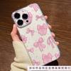Full screen bow for iPhone phone case 13/12/11 Apple 15/14promax transparent 16Pro soft