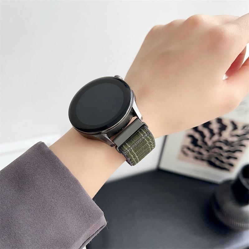 Nylon Loop Strap for Samsung Watch 6/5/5Pro 4/6 Classic Huawei Watch 4/3/GT3 20mm 22mm Bracelet Wristband Amazfit GTS/GTR 4 3