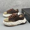 Fashion New Designer Men's Comfort Two Tone Mixed Patchwork All Match Causal Shoes Flats Male Sports Walking Sneakers Zapatos Hombre