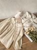 Autumn Lace Collar Loose Long Sleeve Blouse for Baby Girls