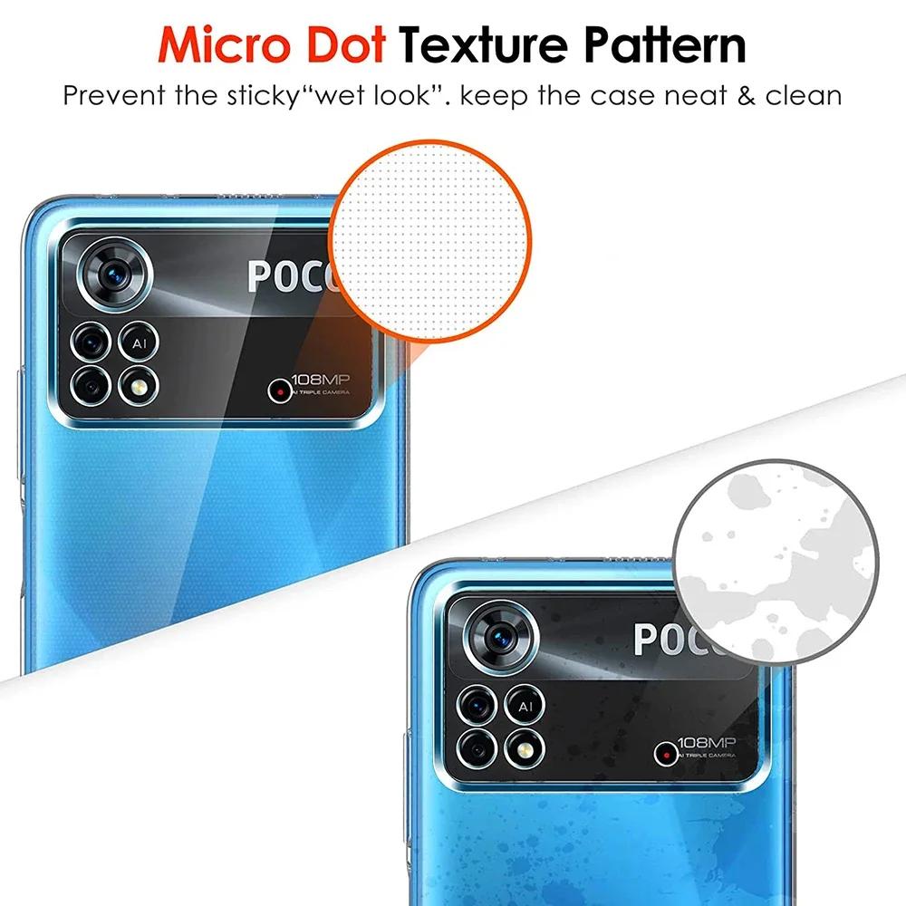 Soft Case For Xiaomi Poco M4 M3 M5 M6 Pro Cover Ultra-thin Transparent Clear TPU For POCO X4 X3 X5 X6 Pro 5G Crystal Back Cover
