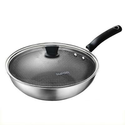 SUPOR 30cm Honeycomb Stainless Steel Wok