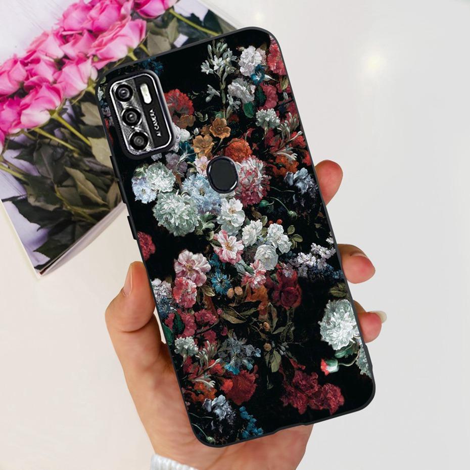 Lovely Case For ZTE Blade A7s 2020 / Optus X Pro / Telstra Evoke Plus 2 Black Silicon Soft Cases Cover For Zte A7s (2020) A7020