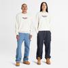 Timberland Casual Terry Crewneck Sweatshirt Unisex Sweatshirt Vintage-White A6K5D-CM9