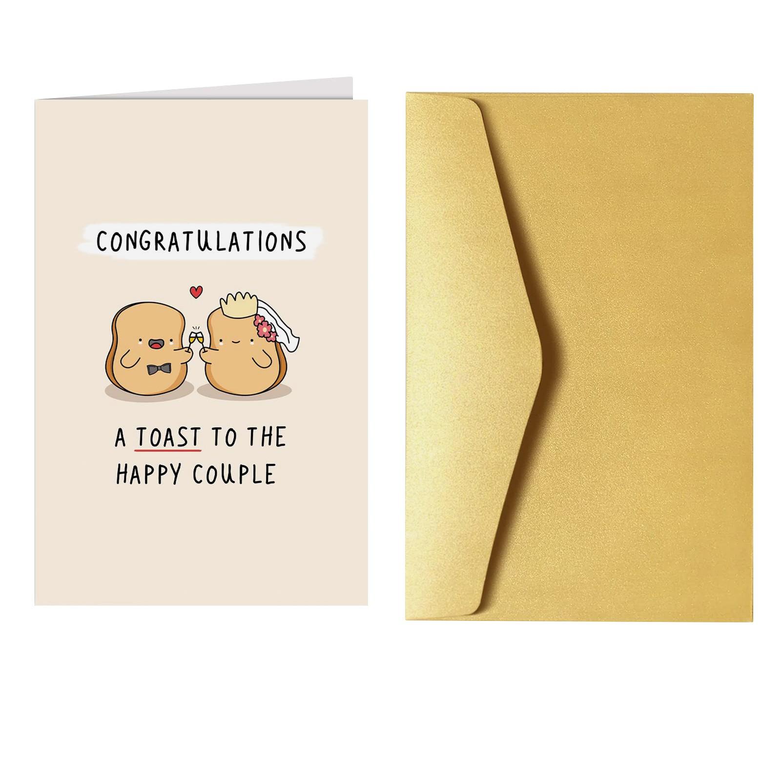 

Забавная открытка с днем рождения для мужа и жены, юмористическая поздравительная открытка на день рождения One Size