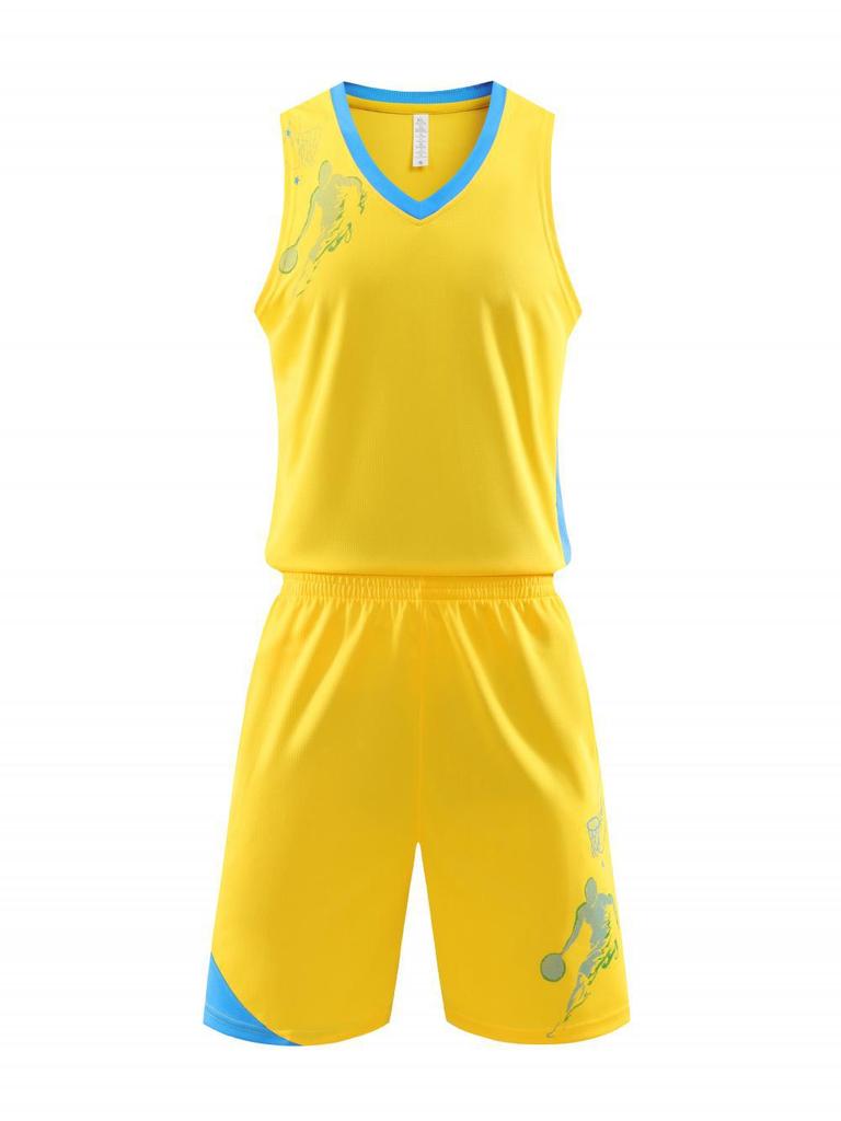 Set Uniformă Baschet Adulți Calitate Înaltă Uscare Rapidă – Vestă Respirabilă Fără Mâneci, Numere Personalizabile, Ideal pentru Studenți Universitari