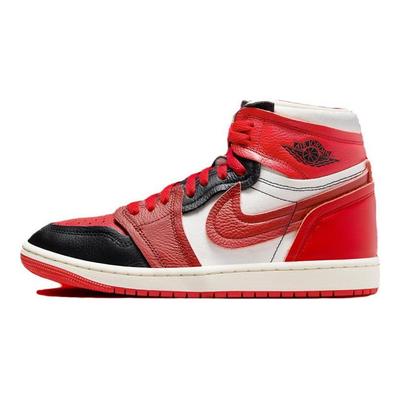 1 Wysoka Metoda Wykonania Sportowy Czerwony Damski Jordan FB9891-600