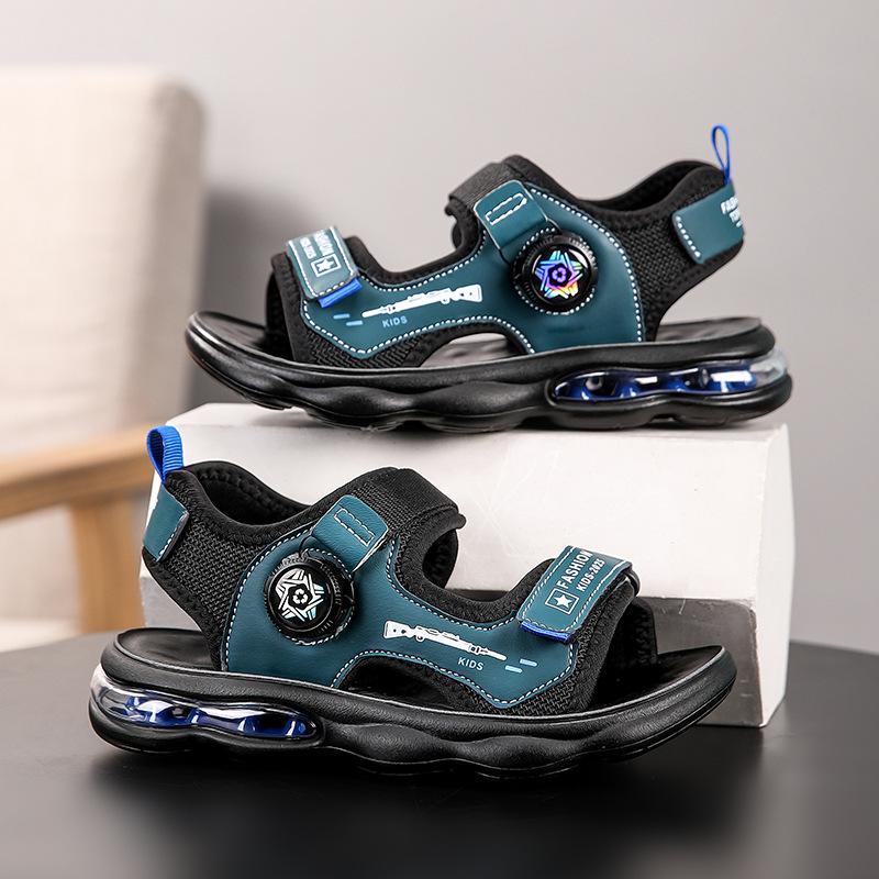 Classmates Children's Sandals One-word Sandals 2025 Summer Beach Sports Leisure Hiking Breathable Lightweight Teen