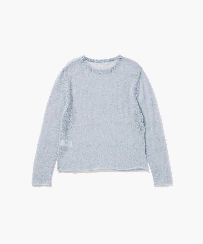 PLAC WOMEN Layered See-Through Knit Blue