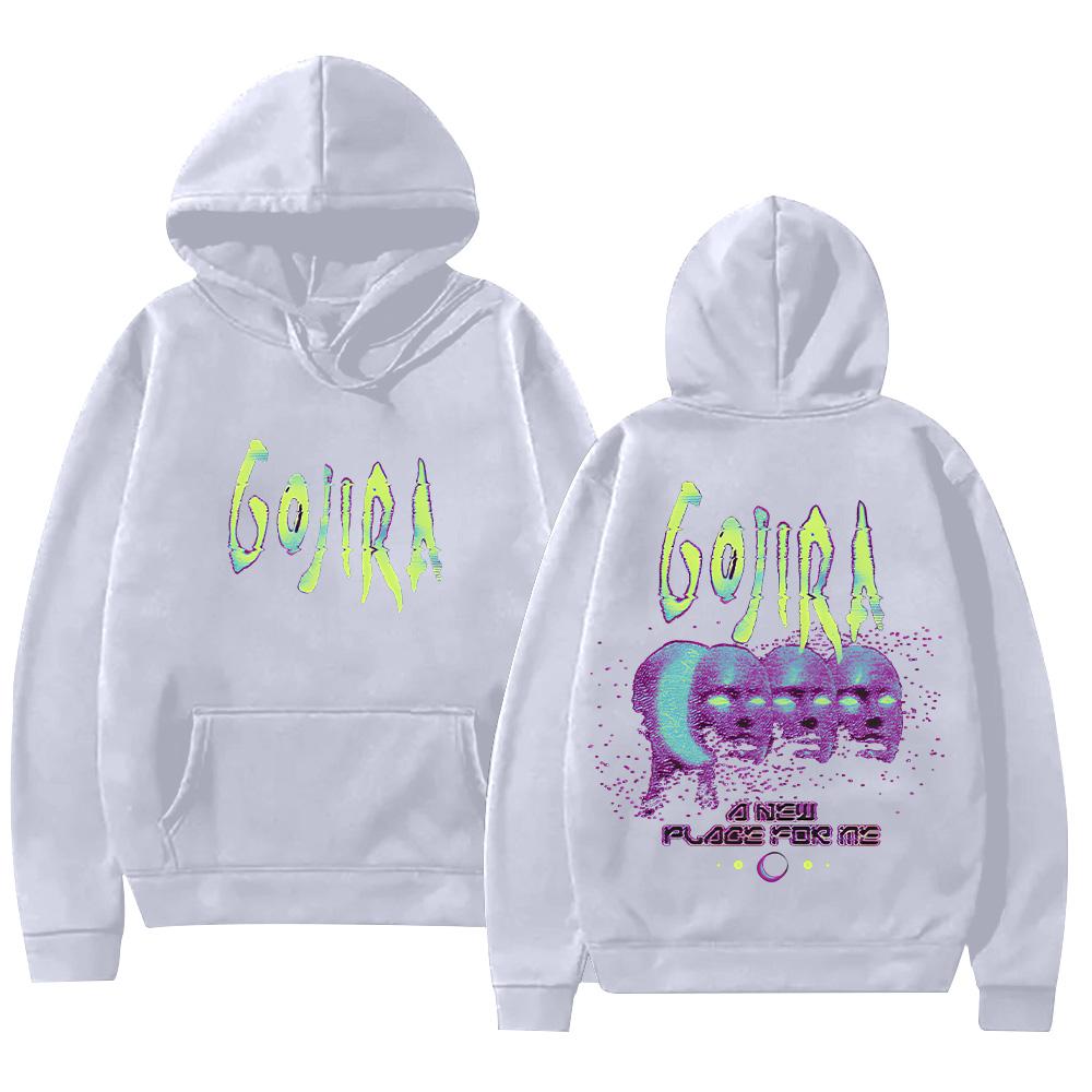 Sweat à capuche Another World Groupe de Metal Gojira Magma Music Sweat à capuche Unisexe Hommes Femmes Nouveau Décontracté Streetwear Pull Sweatshirt High Street
