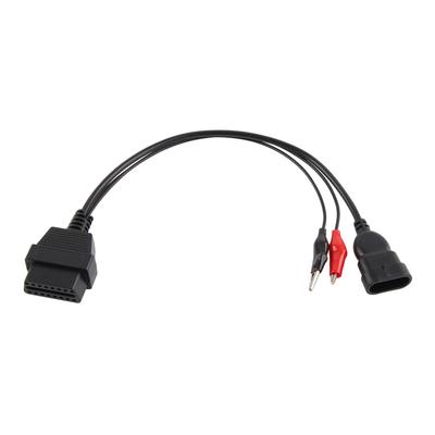 Cavo diagnostico connettore adattatore OBD2 da 3 pin a 16 pin per Fiat Alfa Lancia