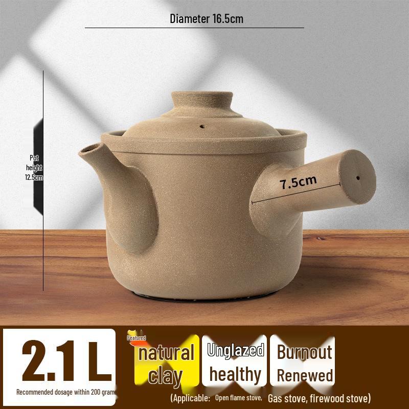 Traditional Chinese Herbal Medicine Clay Pot