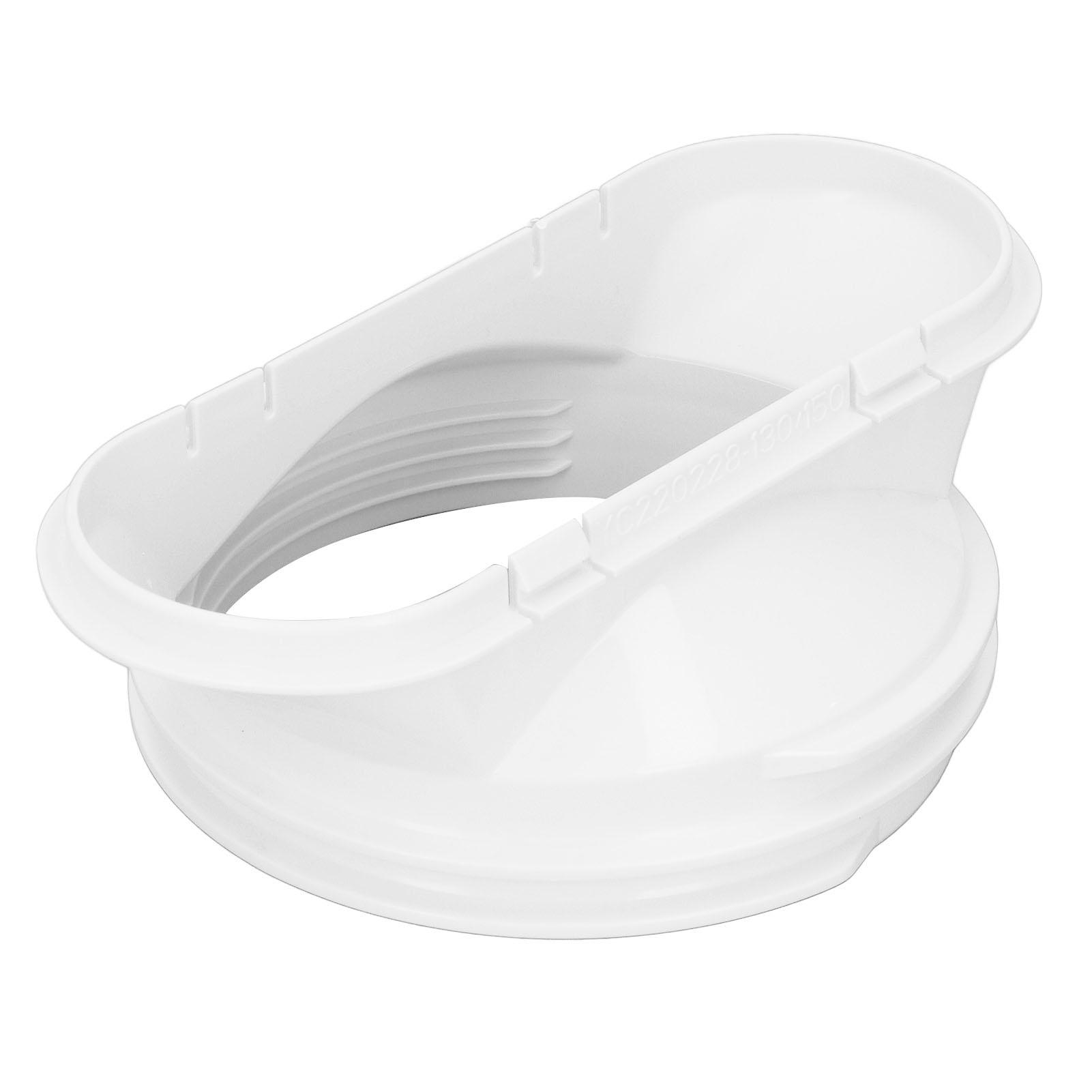 

Air Conditioner Window Adapter Flat Mouth Exhaust Hose Connector Tube Connector for 5.9in 5in Pipe Mobile Air