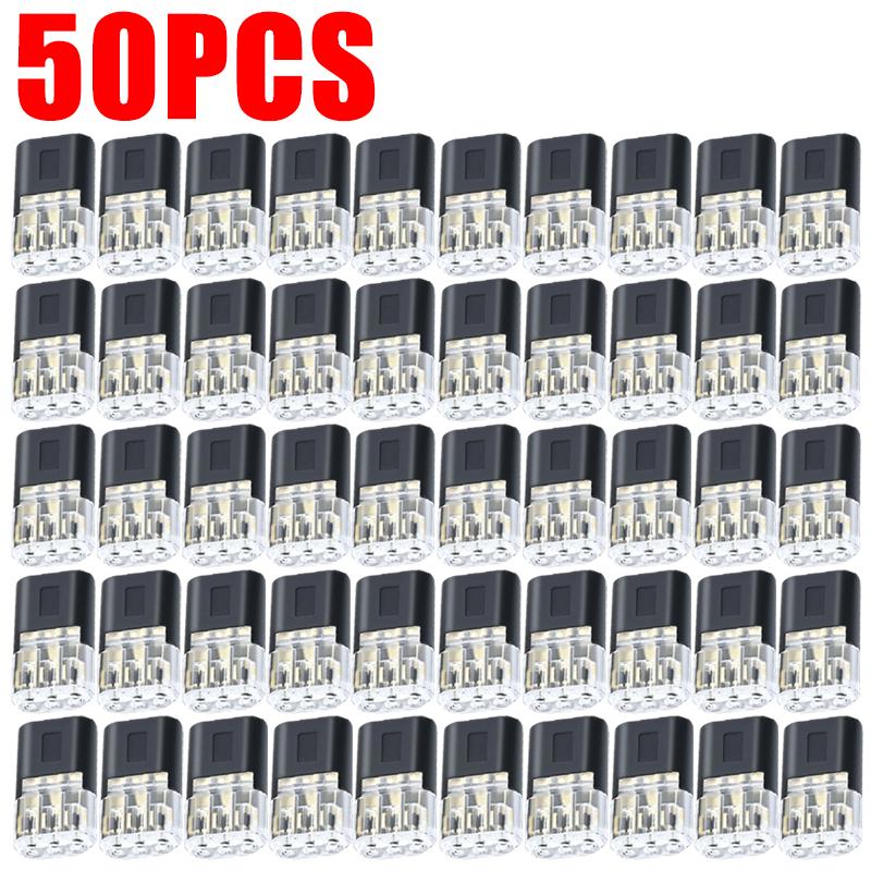 3-Pin Plug Electrical Connector 3-Wire Interchangeable Quick Wire Connector Automotive Wire Cable Ribbon Terminal Connector