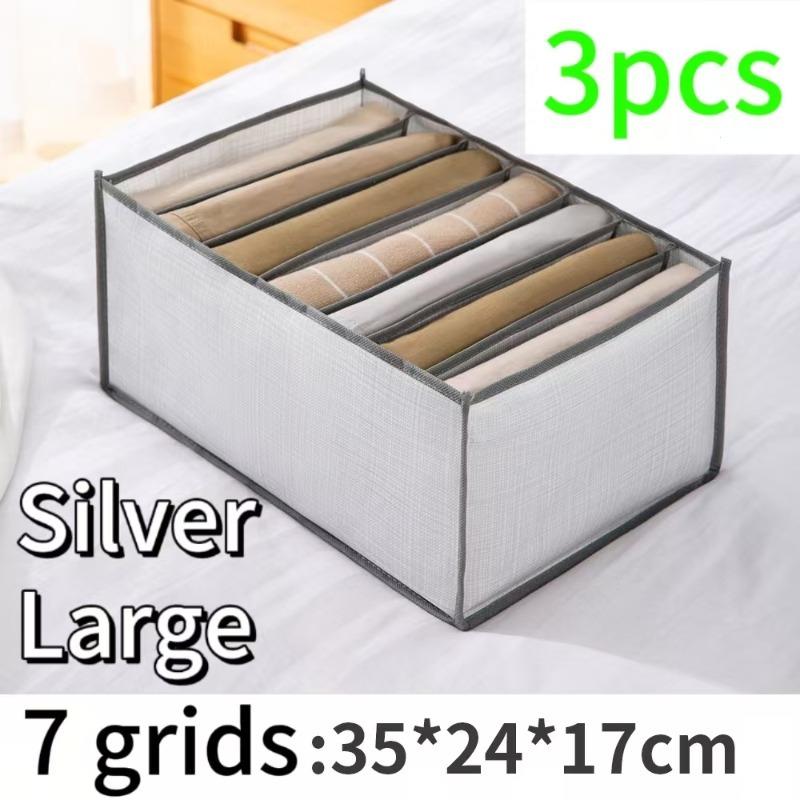 Pants Jeans Storage Box Drawers Organizer for Underwear Bra Socks Wardrobe Clothes Organizer Cabinet T-Shirt Organizers Storage