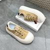ins little white shoes student Korean version of female tide 2025 spring new thick sole heightening breathable casual shoes street shot XT82