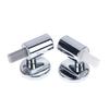 Toilet Soft Close Hinges 1 Set for Old Toilet Replacement Heavy Duty Stable Toilet Lid Fixing Parts for Bathroom Repair