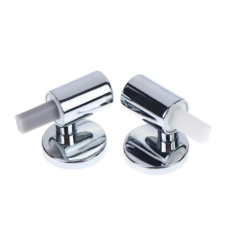 Toilet Soft Close Hinges 1 Set for Old Toilet Replacement Heavy Duty Stable Toilet Lid Fixing Parts for Bathroom Repair