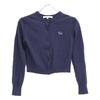 Maison Kitsune MW00507KT1036 Navy Baby Fox Patch Cardigan Tops S NavyUsed