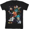 Dragon Ball Super Characters Youth Black Graphic Tee, Multicolored, Small