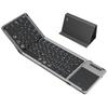 EWIN Folding Bluetooth Wireless Keyboard with Switching for and Compatible with and Japanese Cover Stand Included Touchpad, 3-Device iPad,