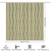 Colorful Shower Curtain Modern Bathtub Decor Polyester Fabric With Anti-Microbial Water-Resistant Properties For Bathroom Use Ea