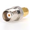 2pcs TNC Female to SMA Male RF Coaxial Connector Adapter Converter