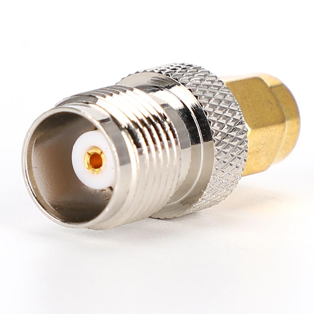 2pcs TNC Female to SMA Male RF Coaxial Connector Adapter Converter