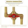 Heater Control Valve with Brass Body Plated Shank Robust Heater Control Valve Multifunctional Manually Controlled Control Valve