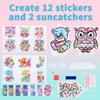New 5D Laser Diamond Sticker, Diamond Painting Random Sticker, Children'S Cartoon Diy Crystal Diamond