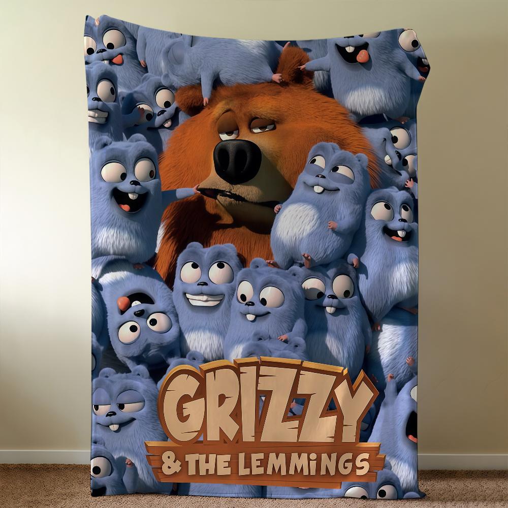 Und Die L-Lemminge Decke Überwurf Super Kuschelig Plüsch Wohnzimmer Sofa Couch Kindlich G-GrizzyS Geburtstagsgeschenke