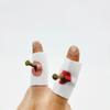 2Pcs Halloween Trick Scary Fake Nail Through Finger Prank Prop Magic Toy Funny Bloody Nail Bandage Novelty Gags & Practical Joke