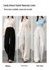 2026 New Linen Maternity Wide-Leg Pants: Thin, No Tightness, Perfect for Spring & Summer